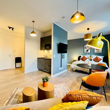 Apartment Klassen - Exklusives Am Hbf - Kueche, Netflix, Kingsizebett *