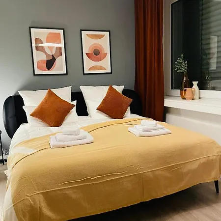 Apartment Klassen - Exklusives Am Hbf - Kueche, Netflix, Kingsizebett *
